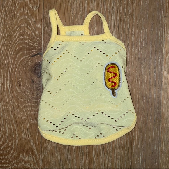 Other - SOLD❌ Spring Summer Puppy Cat Clothes Simple Sling Thin Breathable Mesh Pet Tank